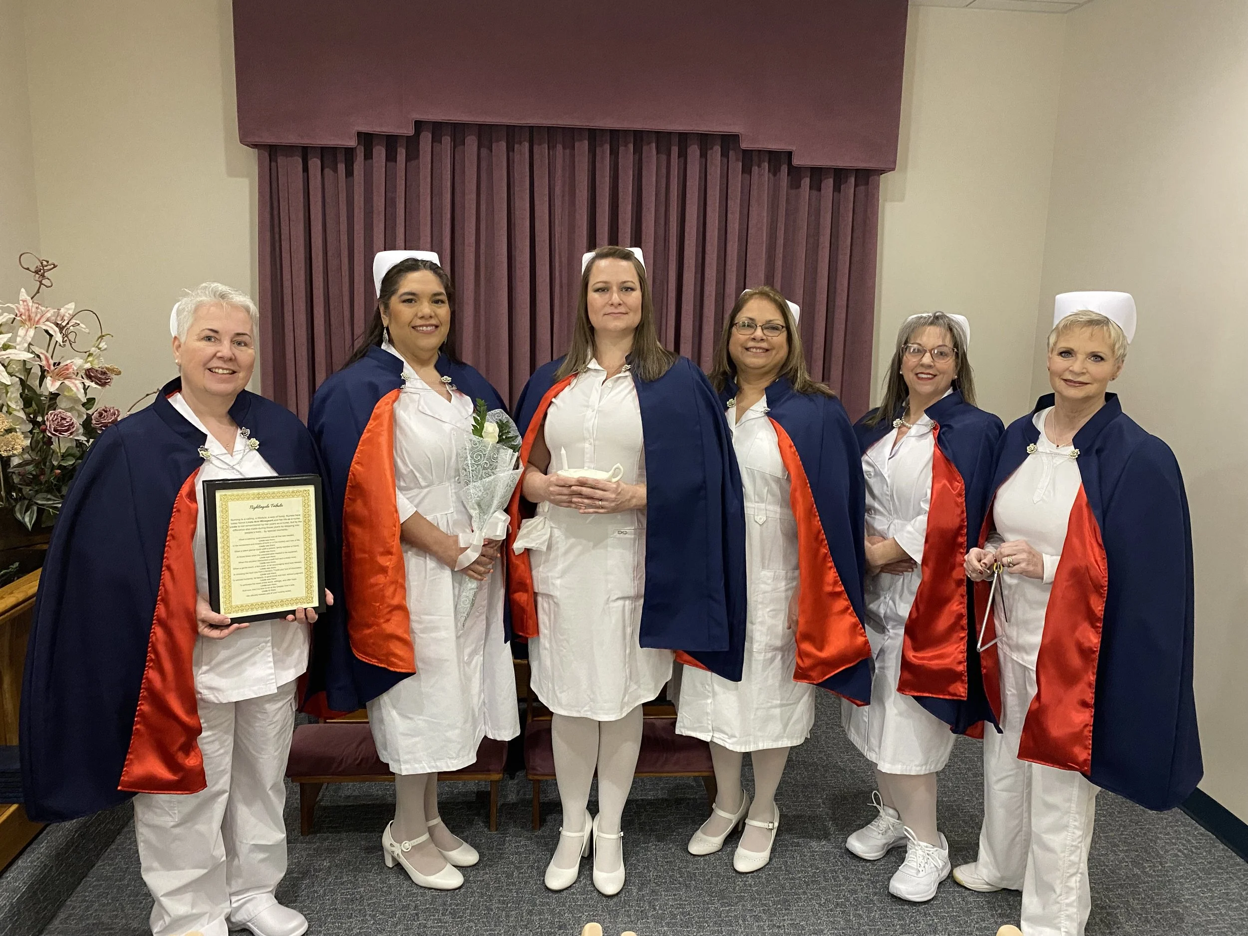 A photograph from the Nurse Honor Guard’s story